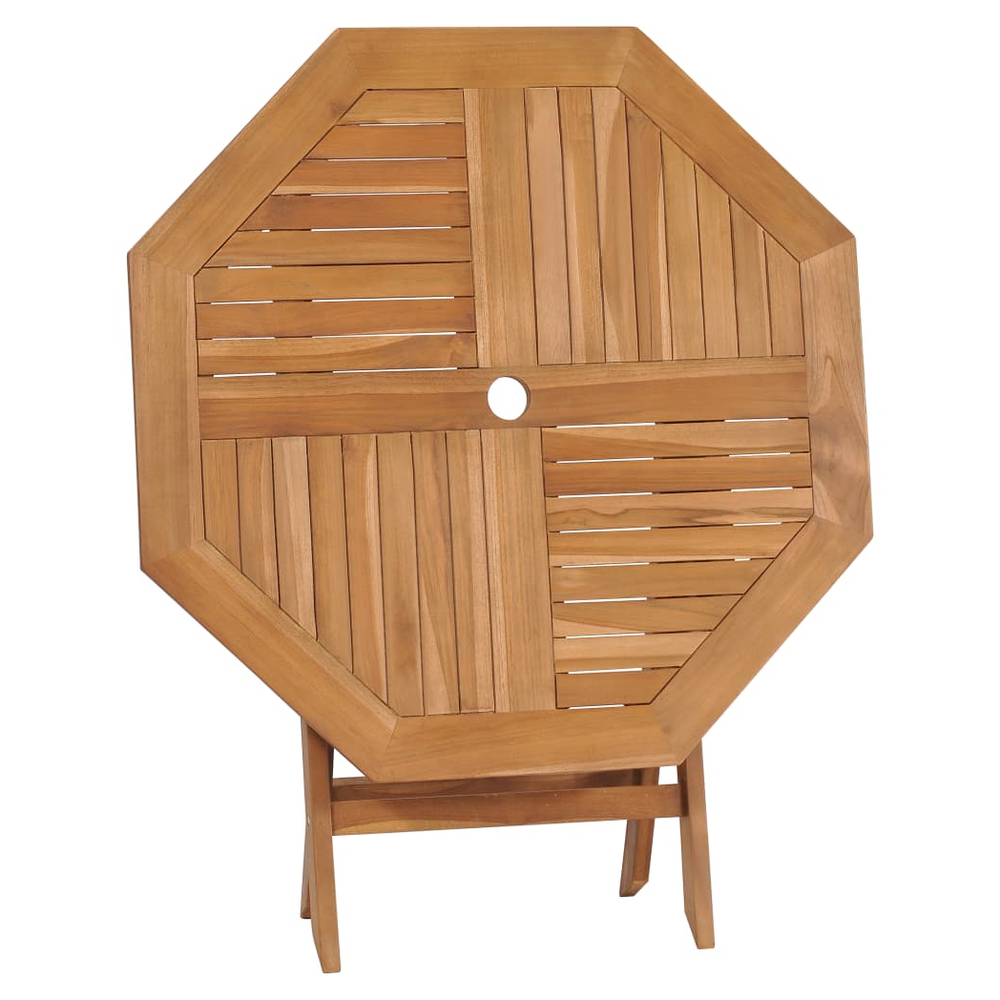 Folding Garden Table vidaXL 85x85x76 cm Solid Teak Wood - Garden Table from vidaXL