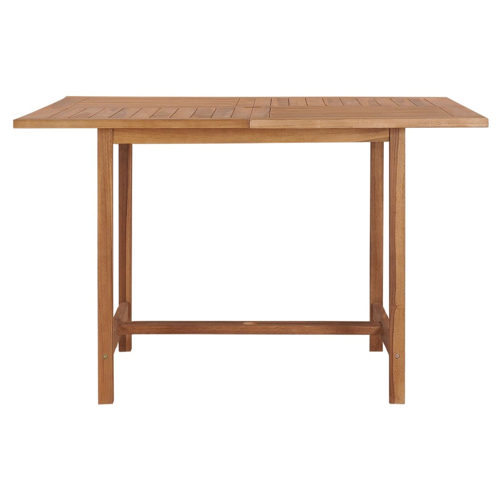 Garden Dining Table vidaXL 110x110x75 cm Solid Wood Teak - Garden Table from vidaXL