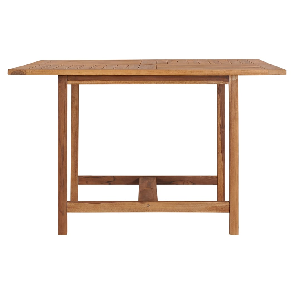 Garden Dining Table vidaXL 110x110x75 cm Solid Wood Teak - Garden Table from vidaXL