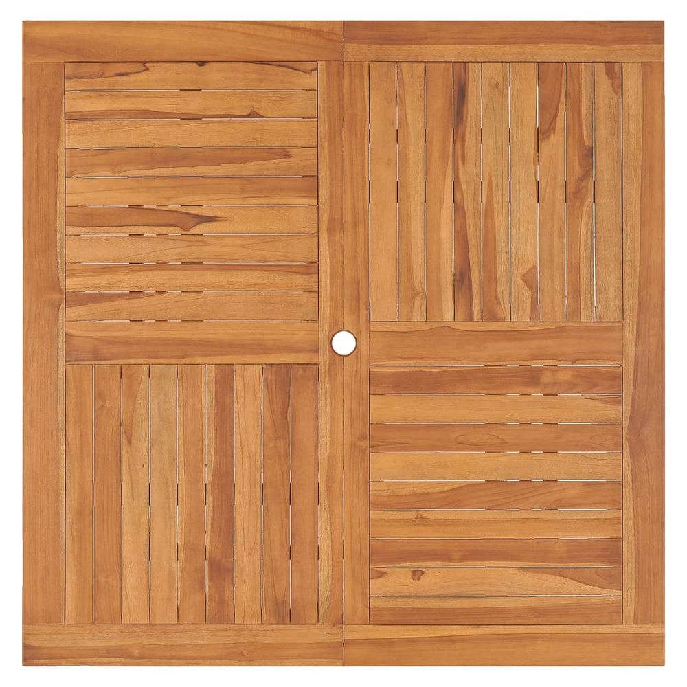 Garden Dining Table vidaXL 110x110x75 cm Solid Wood Teak - Garden Table from vidaXL