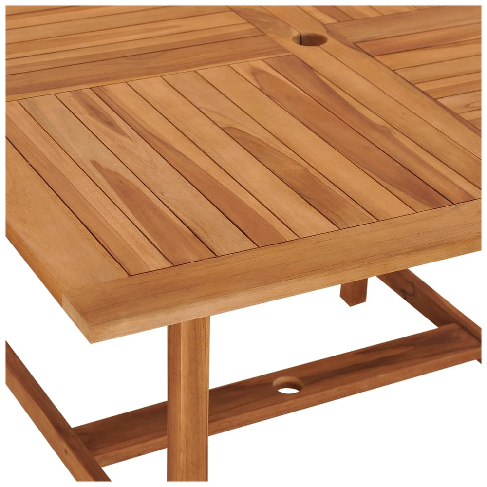 Garden Dining Table vidaXL 110x110x75 cm Solid Wood Teak - Garden Table from vidaXL