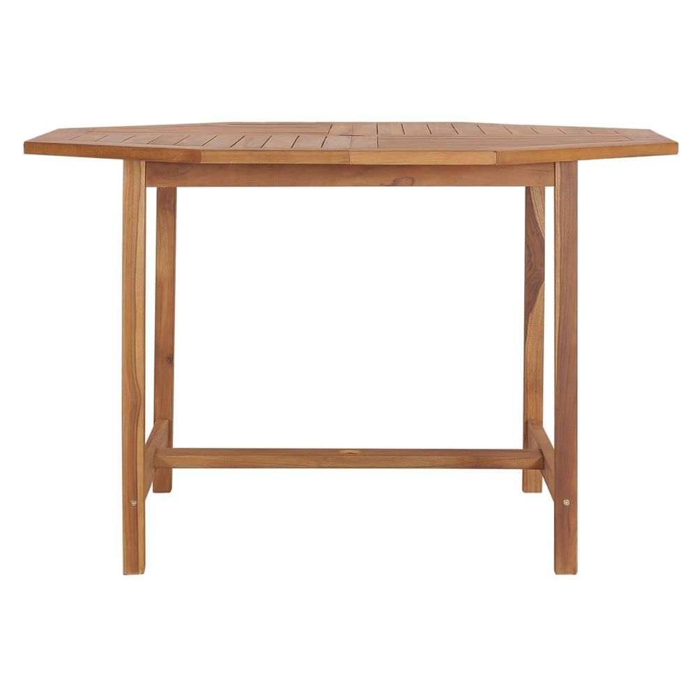 Garden Dining Table vidaXL 110x110x75 cm Solid Wood Teak - Garden Table from vidaXL