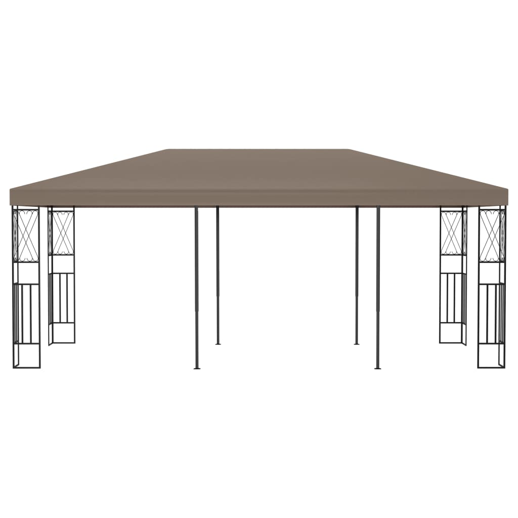 vidaXL Gazebo 3x3 m Cream Fabric - Gazebos from vidaXL