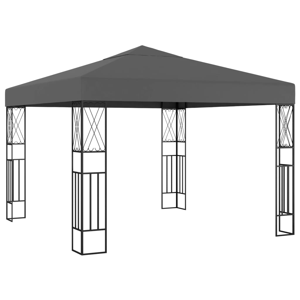 vidaXL Gazebo 3x3 m Cream Fabric - Gazebos from vidaXL