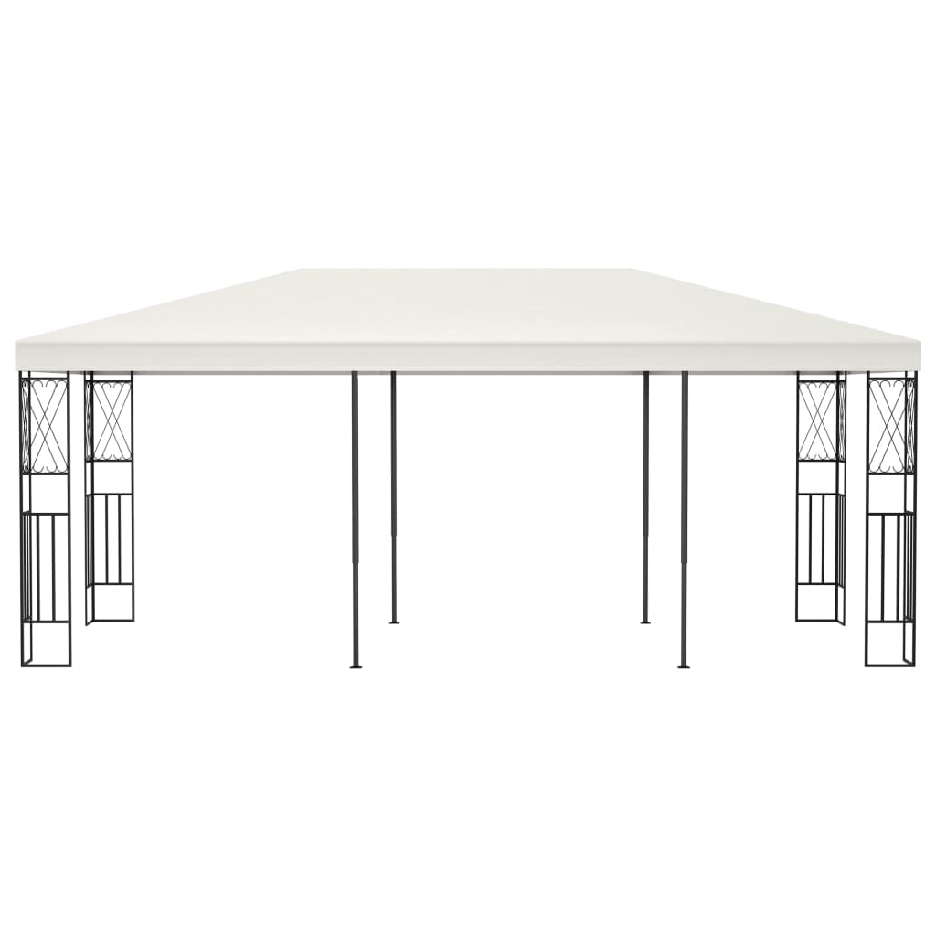 vidaXL Gazebo 3x3 m Cream Fabric - Gazebos from vidaXL
