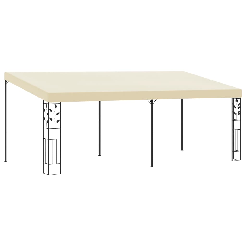 vidaXL Wall-mounted Gazebo 3x3x2.5 m Cream - Gazebos from vidaXL