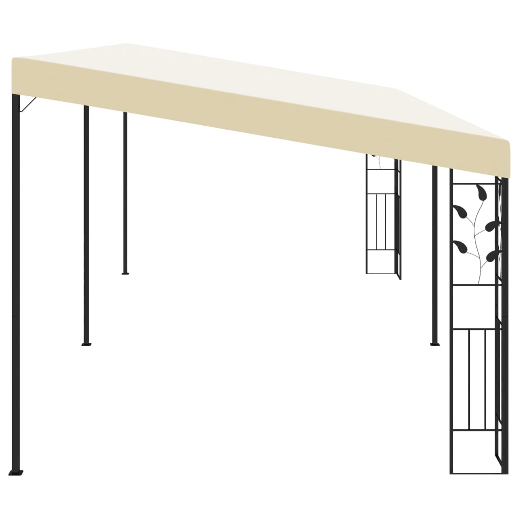 vidaXL Wall-mounted Gazebo 3x3x2.5 m Cream - Gazebos from vidaXL