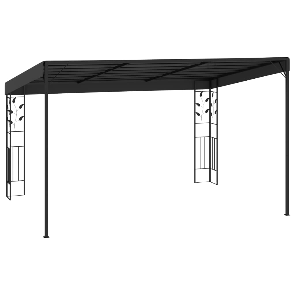 vidaXL Wall-mounted Gazebo 3x3x2.5 m Cream - Gazebos from vidaXL