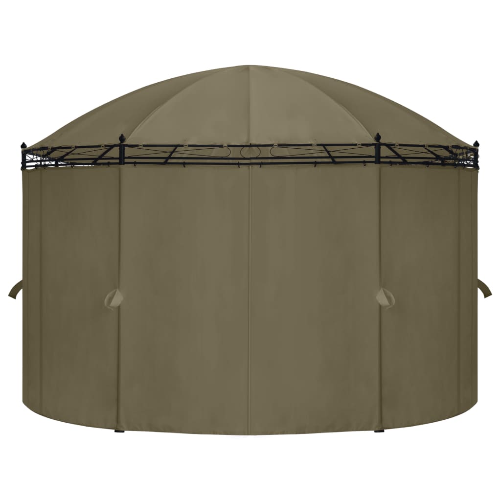 vidaXL Gazebo with Curtains 520x349x255 cm Anthracite - Gazebos from vidaXL