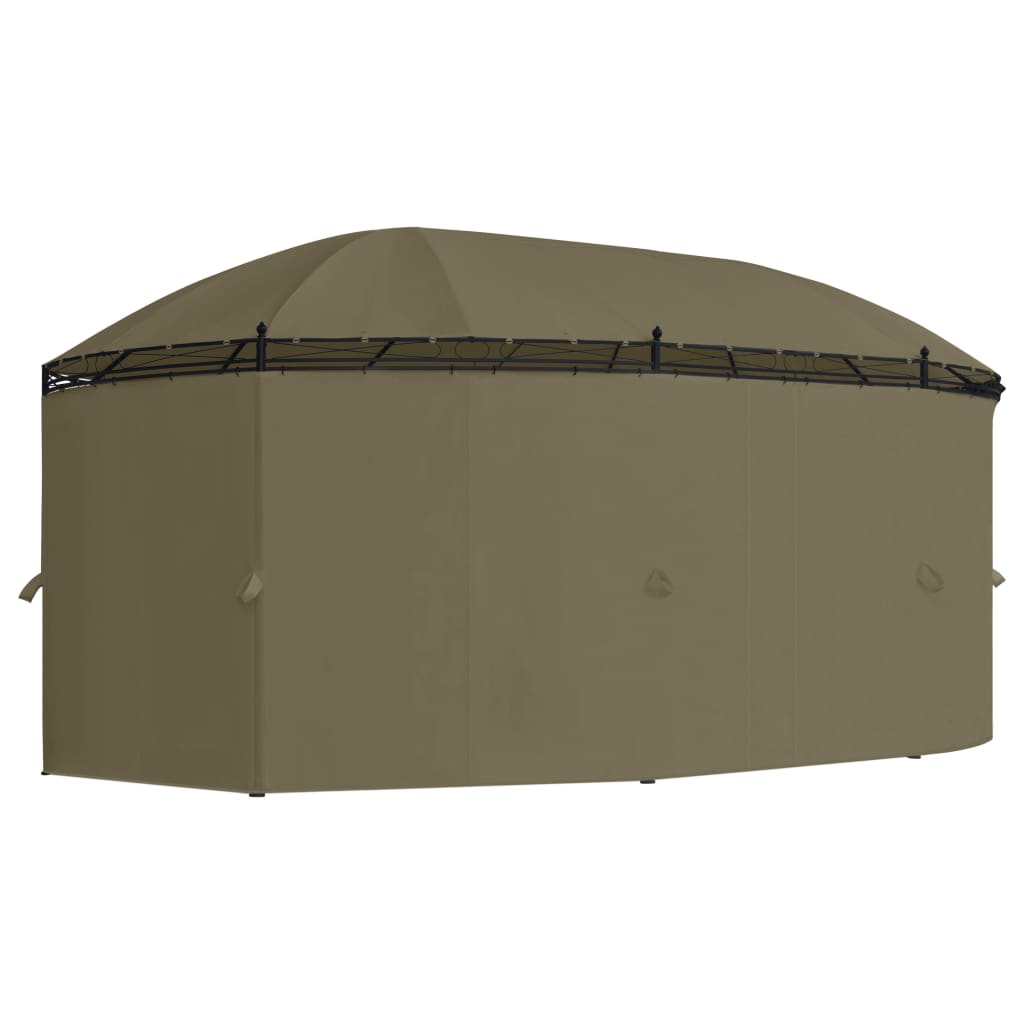 vidaXL Gazebo with Curtains 520x349x255 cm Anthracite - Gazebos from vidaXL
