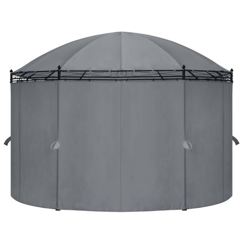 vidaXL Gazebo with Curtains 520x349x255 cm Anthracite - Gazebos from vidaXL