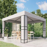 vidaXL vidaXL Gazebo with Double Roof 3x3 m White - Gazebos
