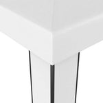 vidaXL Gazebo with Double Roof 3x3 m White by vidaXL