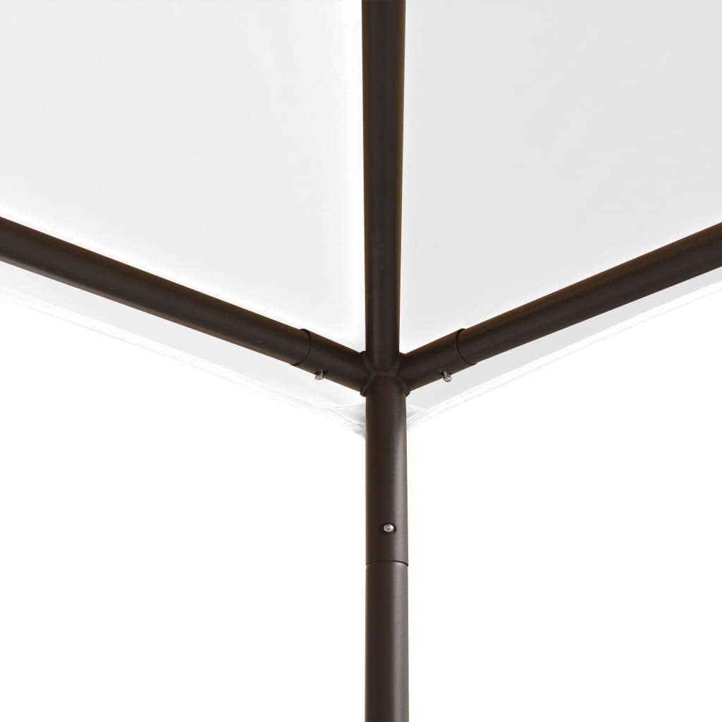 vidaXL Gazebo Pavilion Tent Canopy 4x4 m Steel Beige - Gazebos from vidaXL