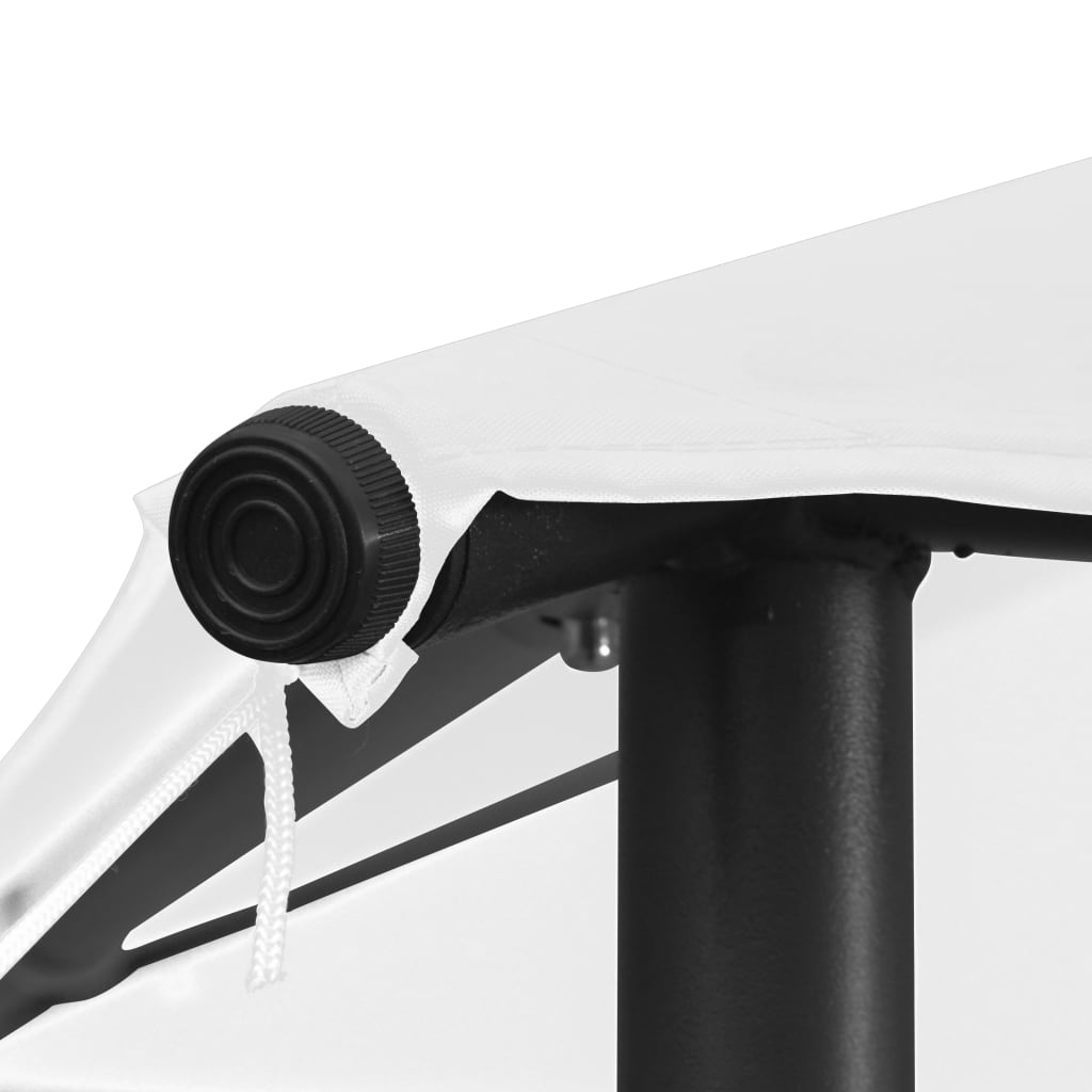 vidaXL Gazebo Pavilion Tent Canopy 4x4 m Steel Beige - Gazebos from vidaXL