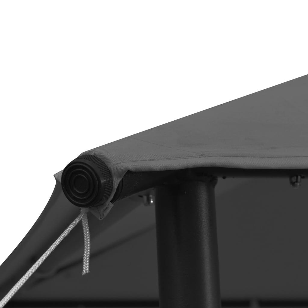 vidaXL Gazebo Pavilion Tent Canopy 4x4 m Steel Beige - Gazebos from vidaXL