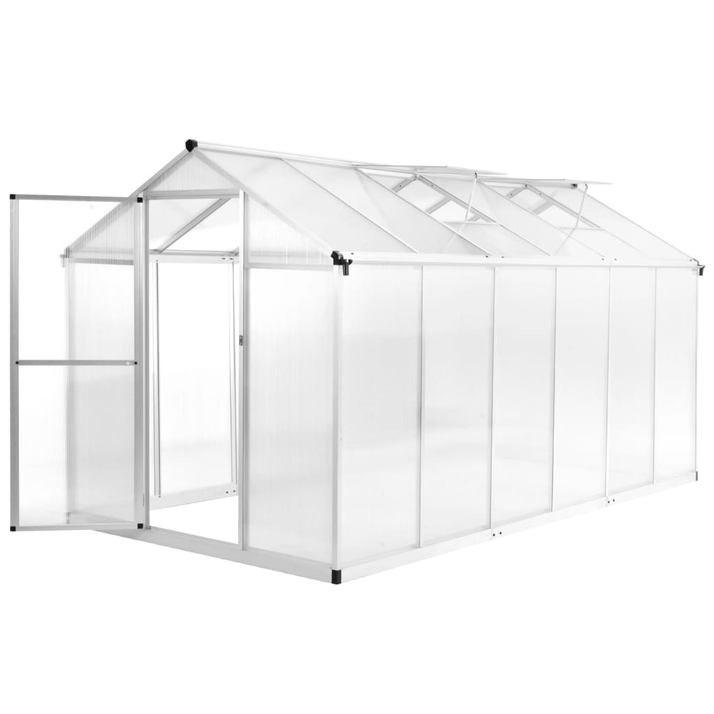 vidaXL Greenhouse Aluminium 302x190x195 cm 11.19 m³ - Greenhouse from vidaXL