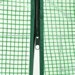 Walk-in Greenhouse with 12 Shelves Steel 143x214x196 cm by vidaXL