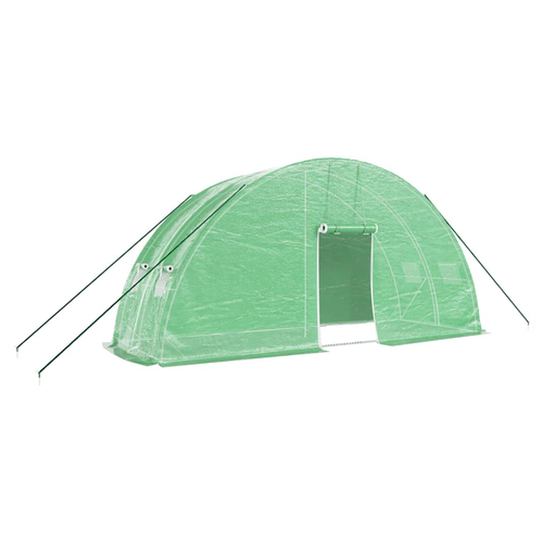 vidaXL Greenhouse with Steel Frame Green 12 m² 6x2x2.85 m - Greenhouse from vidaXL