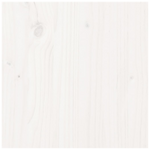 Bed Frame White Solid Wood 150x200 cm vidaXL King Size - King Size from vidaXL