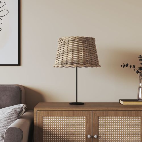 vidaXL Lamp Shade Brown Ø45x28 cm Wicker - Home Symphony