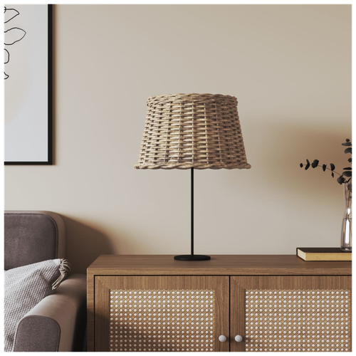 vidaXL Lamp Shade Brown Ø45x28 cm Wicker - Home Symphony