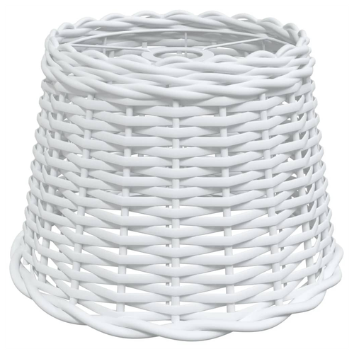 vidaXL Lamp Shade White Ø30x20 cm Wicker - Home Symphony