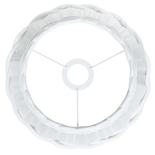 vidaXL Lamp Shade White Ø30x20 cm Wicker - Home Symphony