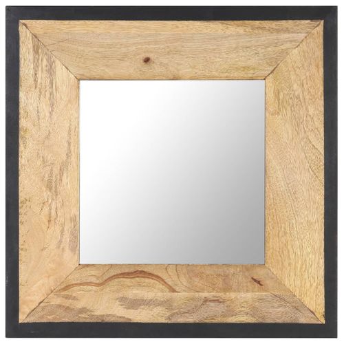 vidaXL Mirror 50x50 cm Solid Mango Wood - Mirror from vidaXL