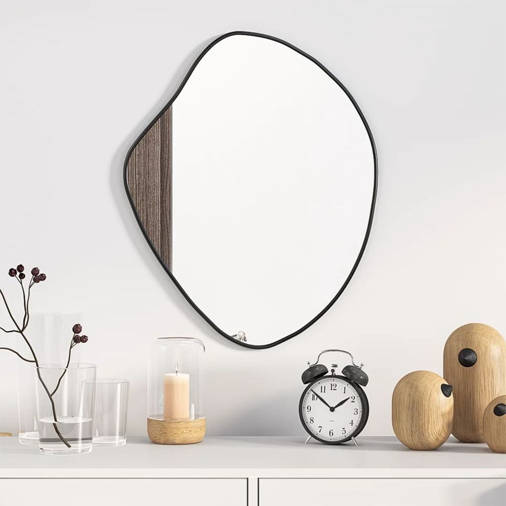 vidaXL Wall Mirror Silver 60x50 cm - Mirror from vidaXL
