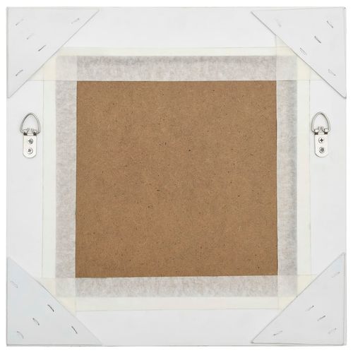 vidaXL Wall Mirror Baroque Style 40x40 cm White - Mirror from vidaXL