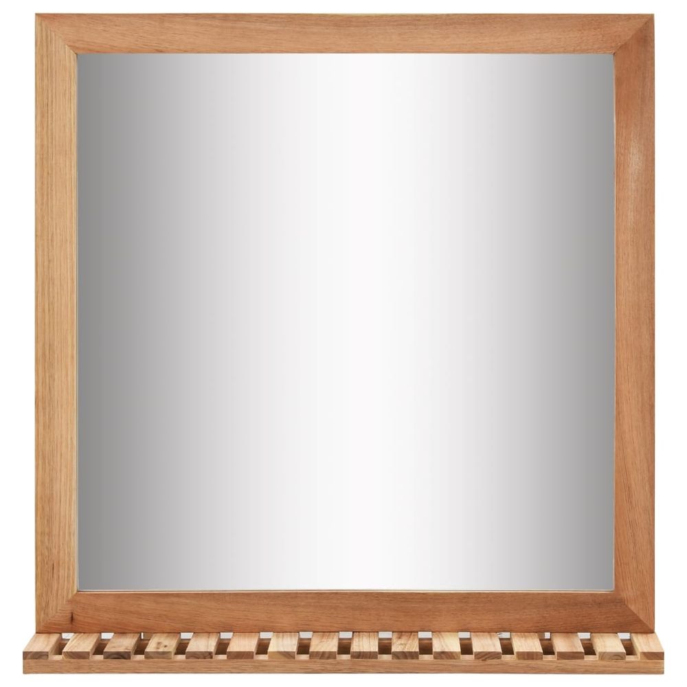 Bathroom Mirror 60x12x62 cm vidaXL Solid Walnut Wood - Mirror from vidaXL