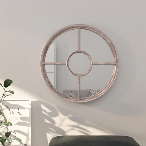 Mirror Sand 40x4 cm Iron Round for Indoor Use - Mirror from vidaXL
