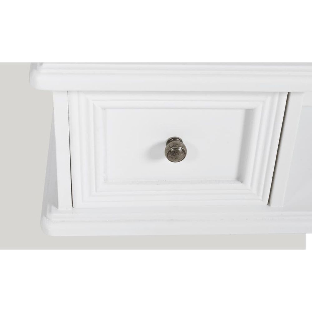 Vanity Makeup Table with Rectangular Swing Mirror vidaXLMDF - Mirror from vidaXL