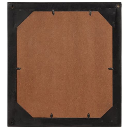 vidaXL Bathroom Mirror 55x1x60 cm Glass and Solid Wood Mango - Mirror from vidaXL