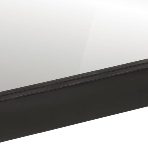 vidaXL Bathroom Mirror 55x1x60 cm Glass and Solid Wood Mango - Mirror from vidaXL