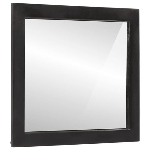 vidaXL Bathroom Mirror 55x1x60 cm Glass and Solid Wood Mango - Mirror from vidaXL