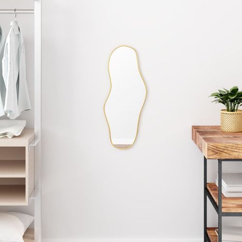 vidaXL Wall Mirror Gold 60x25 cm - Mirror from vidaXL