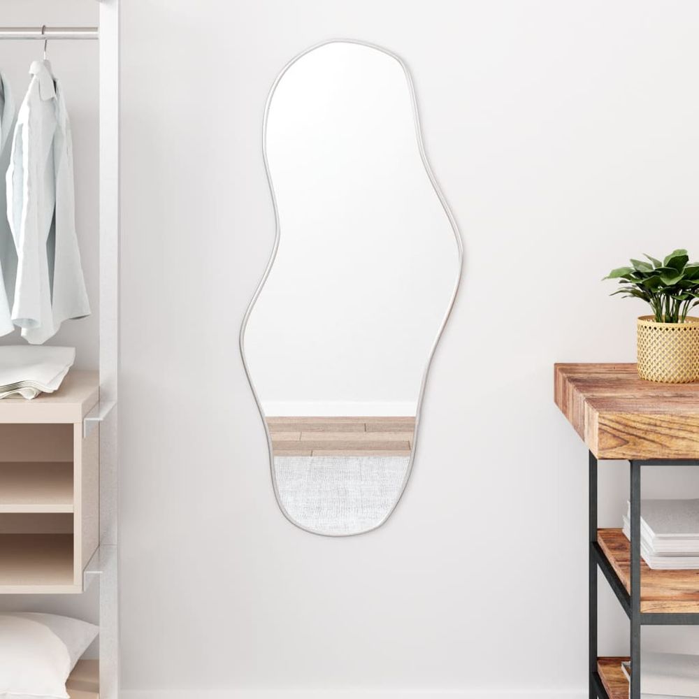 vidaXL Wall Mirror Silver 100x45 cm - Mirror from vidaXL