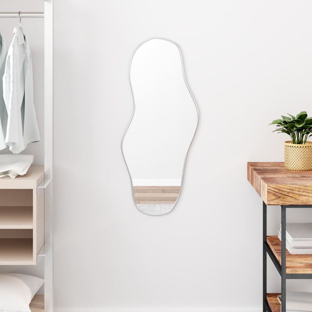 vidaXL Wall Mirror Silver 80x35 cm - Mirror from vidaXL