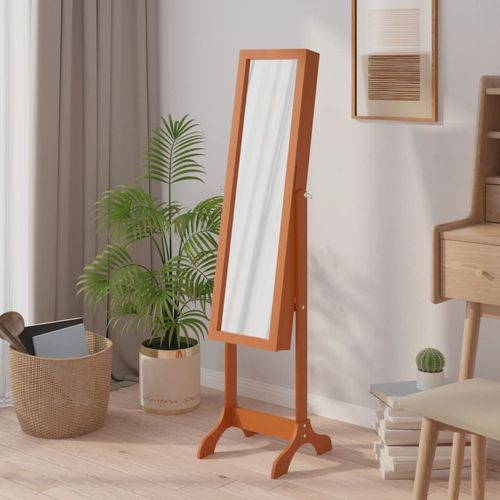 vidaXL Free-Standing Mirror White 34x37x146 cm - Mirror from vidaXL