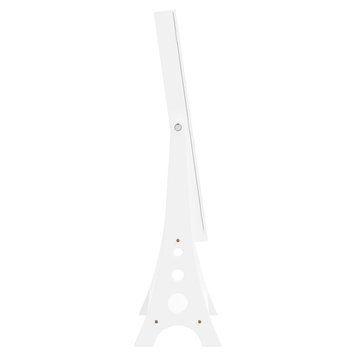 vidaXL Mirror Jewellery Cabinet with LED Lights Free Standing White - Mirror from vidaXL