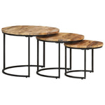 Nesting Tables 3 pcs vidaXL Solid Acacia Wood - Nest of Tables from vidaXL
