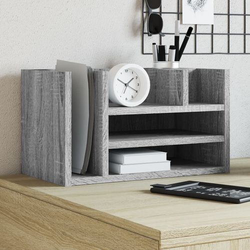 vidaXL Desk Organiser White 44.5x24x25 cm Engineered wood - Office Storage from vidaXL