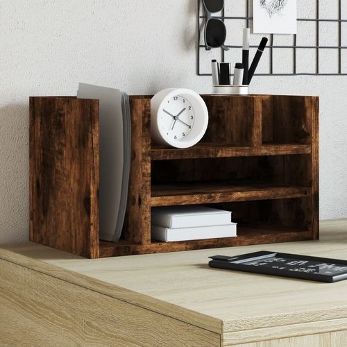 vidaXL Desk Organiser White 44.5x24x25 cm Engineered wood - Office Storage from vidaXL