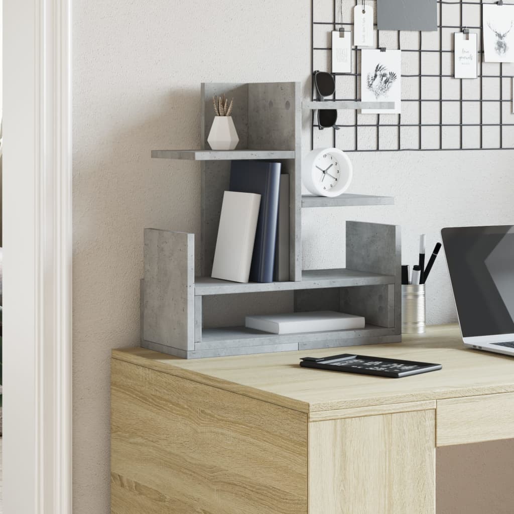 vidaXL Desk Organiser White 49x20x52.5 cm Engineered wood - Office Storage from vidaXL