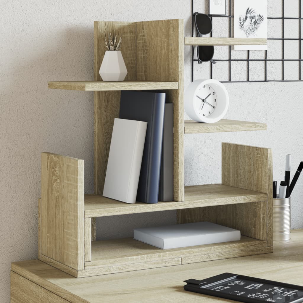 vidaXL Desk Organiser White 49x20x52.5 cm Engineered wood - Office Storage from vidaXL