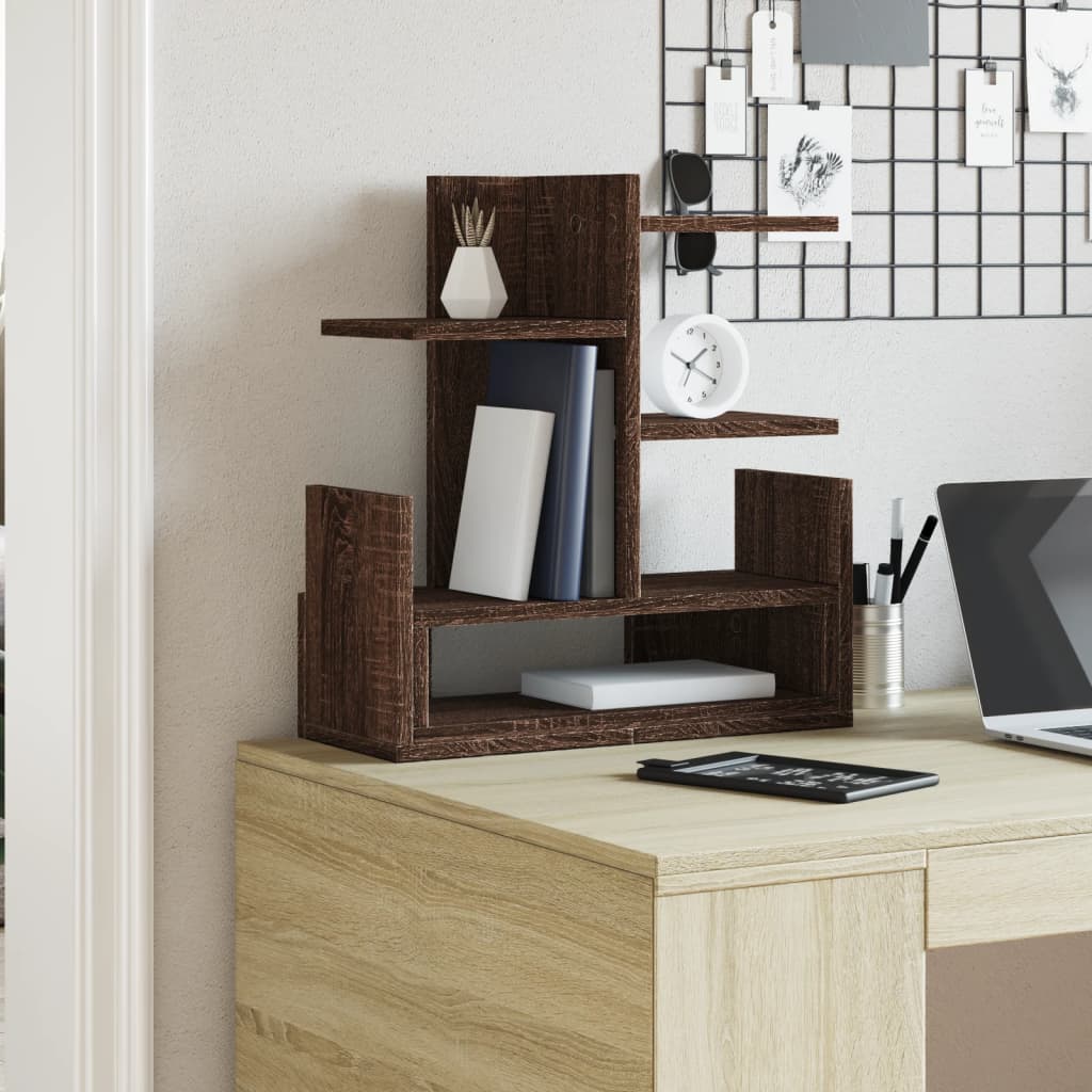 vidaXL Desk Organiser White 49x20x52.5 cm Engineered wood - Office Storage from vidaXL