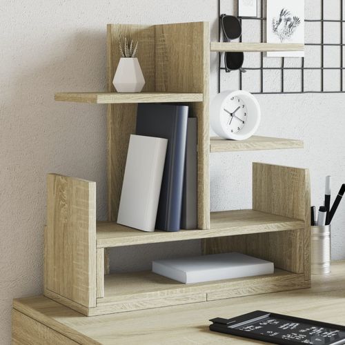 vidaXL Desk Organiser White 49x20x52.5 cm Engineered wood - Office Storage from vidaXL