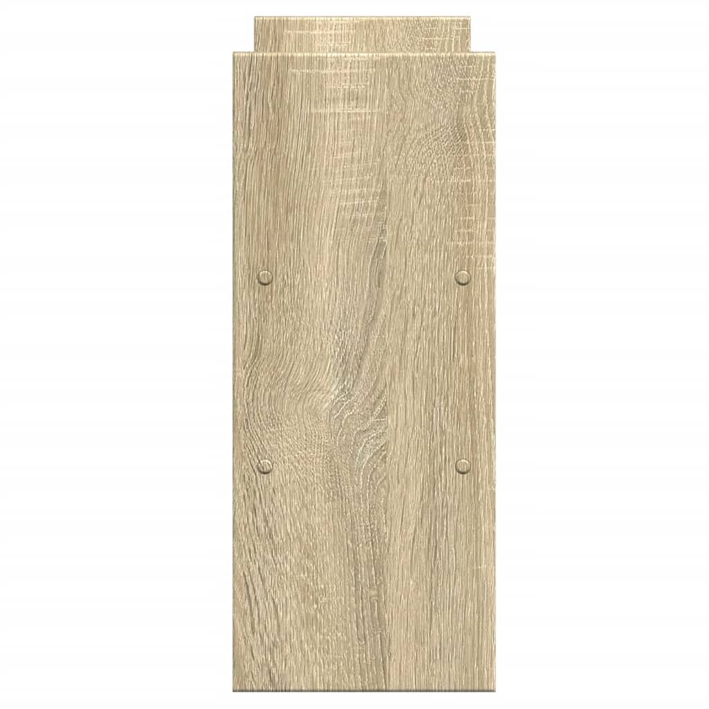 vidaXL Desk Organiser Adjustable White 40x17x41 cm Engineered Wood - Office Storage from vidaXL